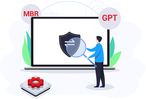 MBRをGPTに変換
