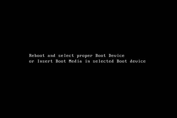 Windowsエラー「Reboot and Select Proper Boot Device」の対処法
