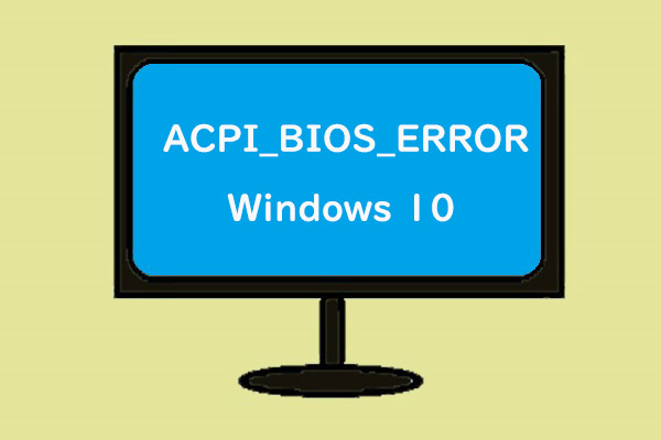 Windows 10/8/7でACPI BIOSエラーを修正する方法[完全ガイド]