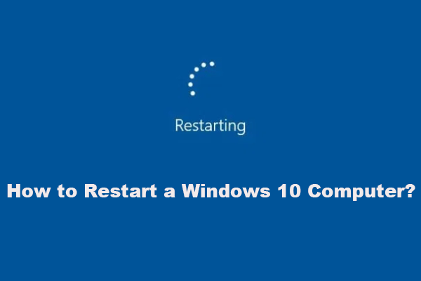 Windows 10を正しく再起動する3つの方法