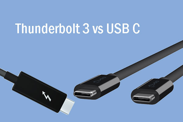 Thunderbolt 3 vs USB C：同じように見えても全く違う