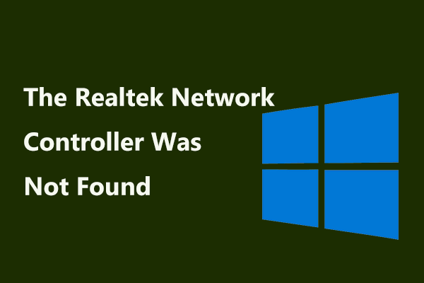 「Realtekネットワークコントローラーが見つかりません」の修正方法