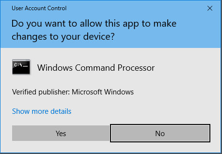 Windowsコマンドプロセッサ