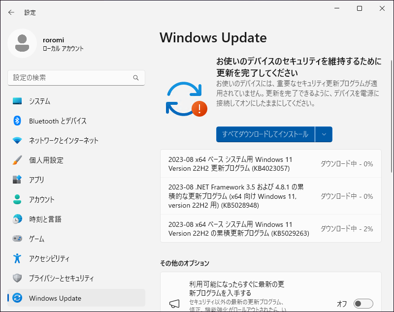 Windows11 Update
