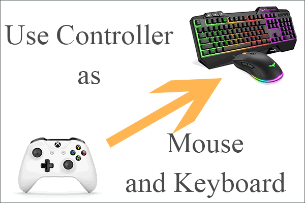 コントローラーをマウスやキーボードとして使うには？