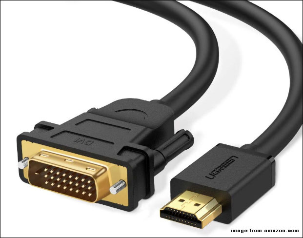 HDMI-DVI変換アダプタケーブル