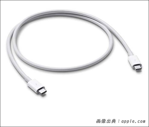 Apple Thunderbolt 3 (USB-C)ケーブル