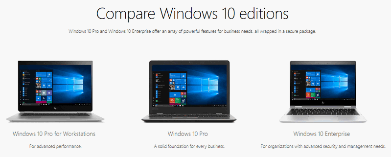 Windows10エディション